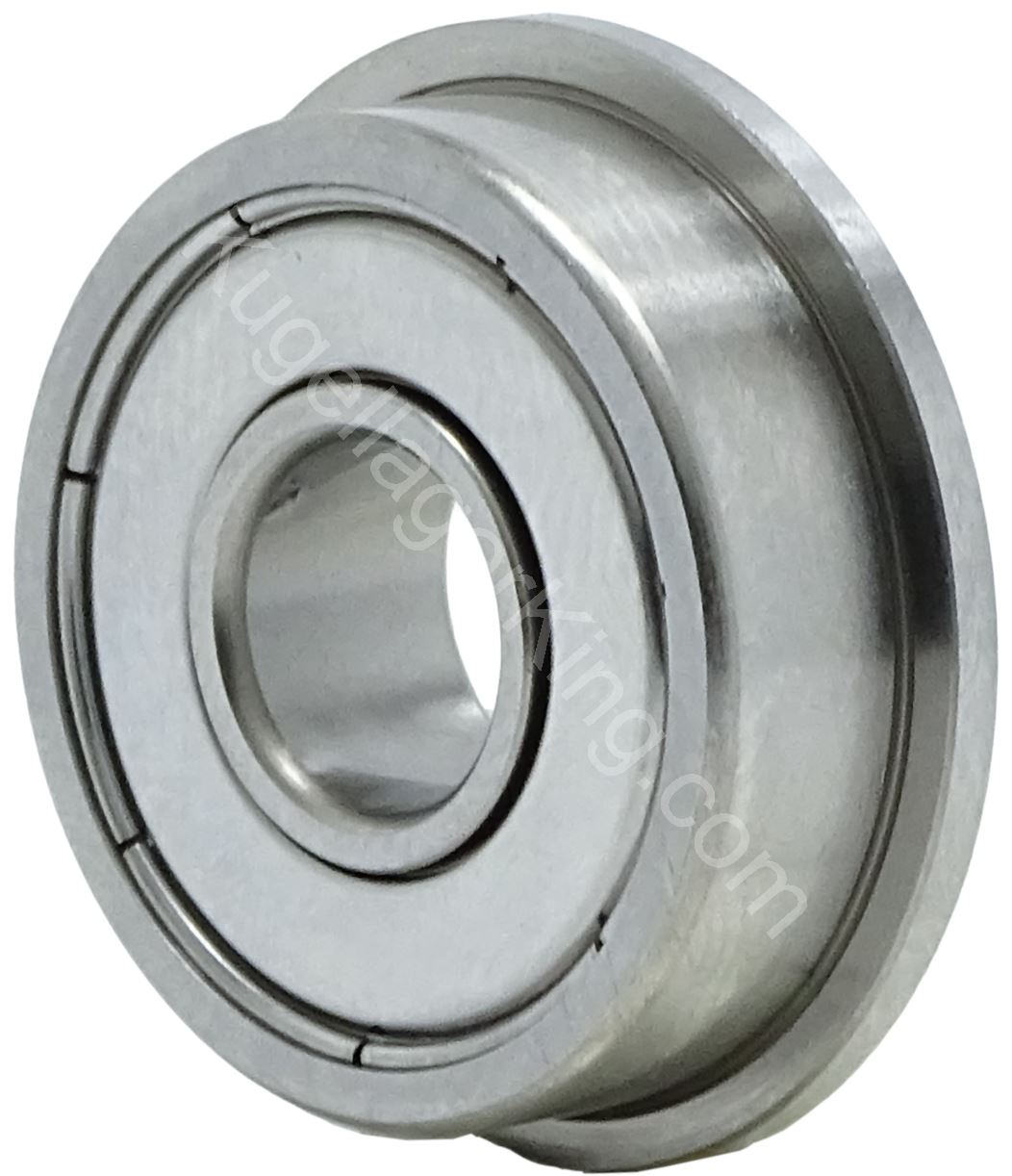 Flanschlager F695 ZZ = FL695 2Z  5x13x4 mm 1 Stk IBU Kugellager mit Bund 