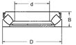 Plan technique Butées à rotule sur rouleaux - 29324